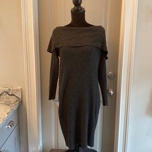 Long sleeve off- shoulder Jennifer Lopez dress